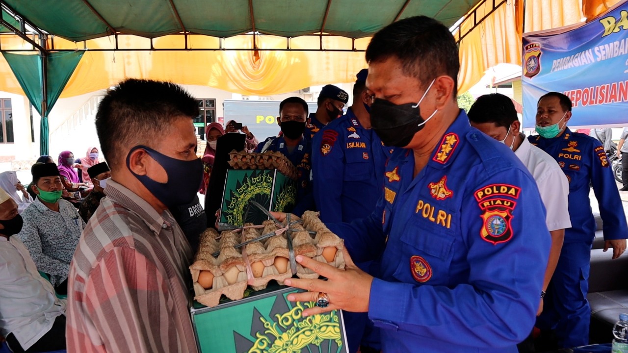 Bakti sosial dalam rangka Hut Polairud ke - 70 tahun 2020